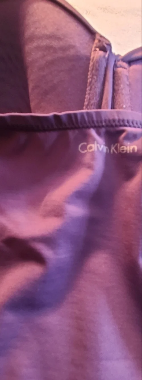 Calvin Klein Studded One Piece Swimsuit Purple Size 12 Underwire B/C Cups - Picture 4 of 12